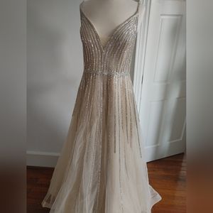 Platinum Dress / Quinceañera Dress / Prom Dress / Ball Gown